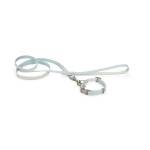 BEEZTEES Halsband PUPPY SET Collar & Leash 20-30cm/120cm versch Farben für Hunde