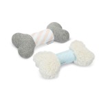BEEZTEES Spielzeug PUPPY PLAYING BONE Renda 20cm Weiß mit Squeeker für Hunde