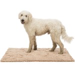 TRIXIE Microfaser SCHMUTZFANGMATTE wasserdicht Grau / Beige 4 Größen für Hunde
