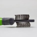 WAHL Bürsten MOSER PREMIUM ZUPFBÜRSTE ca.6cm zweiseitig Gelgriff Hunde & Katzen