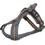 TRIXIE Geschirr Fusion TOUREN-GESCHIRR verstellbar Haltegriff Grafit für Hunde
