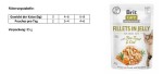 BRIT Nassfutter FILLETS IN JELLY Fine Trout & Cod 85g getreidefrei für Katzen