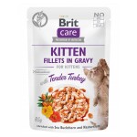 BRIT Nassfutter FILLETS IN GRAVY Tender Turkey Kitten 1 x...