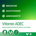 RÖHNFRIED Ergänzungsfuttermittel VITAMIN ADEC für Hühner Tauben Geflügel