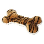 KARLIE Spielzeug PLÜSCH-KNOCHEN Plush Toy Safari 30cm Squeeker für Hunde