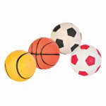 TRIXIE Spielzeug BALL Moosgummi schwimmt farblich...
