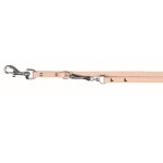 TRIXIE Leine BASIC V-LEINE Leder 2,00 m/10 - 18 mm natur...