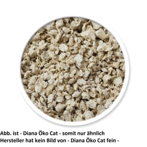 DIANA Katzenstreu ÖKO CAT - fein 10 l fein aus Holzfasern von heimischen Wäldern