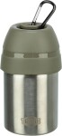 TRIXIE Zubehör FLASCHE MIT TRINKNAPF Edelstahl/Kunststoff für Hunde