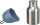 TRIXIE Zubehör FLASCHE MIT TRINKNAPF Edelstahl/Kunststoff für Hunde