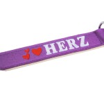 futterscheune.live® Filz-Halsband HERZHUND lila Leder unterlegt Hunde