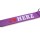 futterscheune.live® Filz-Halsband HERZHUND lila Leder unterlegt Hunde