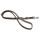futterscheune.live® Leder-Leine LIEBLINGSSTÜCK Braun Filz unterlegt 2m 22mm Hunde