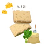 BOSCH Kausnack SAMMYS Knusper-Cracker mit Käse- und Spinatfüllung 1kg für Hunde