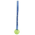 TRIXIE Wurfspielzeug Bungee Tugger mit Ball TPR Ø 7 cm 48cm sortiert für Hunde