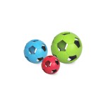 KARLIE FLAMINGO Spielzeug FUSSBALL VOLLGUMMI farblich...
