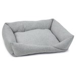 BEEZTEES Hundebett X-Cross Puppy 60cm Grau/Mintgrün...