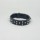 Savelli-Pet Halsband feinstes Echtleder mit Nieten ca.39,5cm - 48,5cm für Hunde