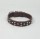 Savelli-Pet Halsband feinstes Echtleder mit Nieten ca.39,5cm - 48,5cm für Hunde