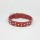 Savelli-Pet Halsband feinstes Echtleder mit Nieten ca.39,5cm - 48,5cm für Hunde