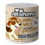 PRO PET Nassfutter JOE & PEPPER Rind & Wild mit...
