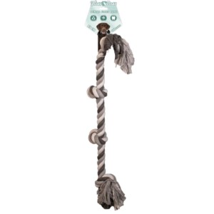 HOLLAND ANIMAL CARE Spielzeug Floss Boss Dental Rope 4 Knoten für Hunde 85cm
