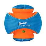CHUCKIT Ball Giggle KICK FETCH Schaumstoffkern Segeltuch...