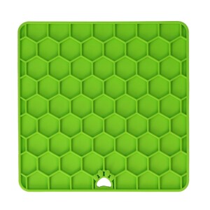 HOFMAN ANIMAL CARE Schleckmatte Eat Slow Live Longer Honeycomb Grün für Hunde