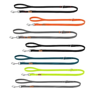 KOCH Leine WATERPROOF verstellbar 2m verschiedene Farben und Breiten für Hunde