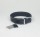 Savelli-Pet Halsband Echtleder Knochenprägung Softpad ca.41 - 51cm für Hunde