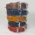 Savelli-Pet Halsband feinstes Echtleder mit Nieten ca.37,5cm - 45,5cm für Hunde
