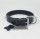Savelli-Pet Halsband feinstes Echtleder mit Nieten ca.37,5cm - 45,5cm für Hunde
