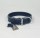 Savelli-Pet Halsband feinstes Echtleder mit Nieten ca.37,5cm - 45,5cm für Hunde