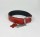 Savelli-Pet Halsband Echtleder Softpad Swarovski Steinen ca.41 - 51cm für Hunde