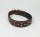 Savelli-Pet Halsband Echtleder Softpad Swarovski Steinen ca.41 - 51cm für Hunde