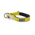 Beeztees Leuchthalsband Safety Gear Parinca Premium gelb LED Nylon für Hunde