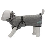 TRIXIE Zubehör Bademantel grau XS - XL Frottee für Hunde