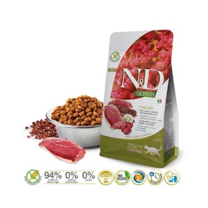 FARMINA Trockenfutter N&D Quinoa URINARY ENTE ADULT getreidefrei für Katzen