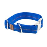 KOCH Halsband PREMIUM ALU-KLICK mit Kennfäden 40mm L und XL gepolstert für Hunde