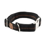 KOCH Halsband PREMIUM ALU-KLICK mit Kennfäden 40mm L und XL gepolstert für Hunde