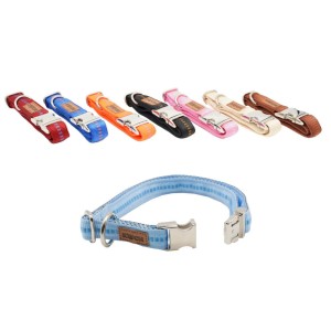 KOCH Halsband PREMIUM ALU-KLICK mit Kennfäden 15mm 25-35cm gepolstert für Hunde