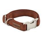 KOCH Halsband PREMIUM ALU-KLICK mit Kennfäden 15mm 25-35cm gepolstert für Hunde