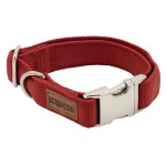 KOCH Halsband PREMIUM ALU-KLICK UNI 15mm 25-35cm gepolstert für Hunde