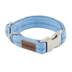 KOCH Halsband PREMIUM ALU-KLICK mit Kennfäden 20mm 35-55cm gepolstert für Hunde