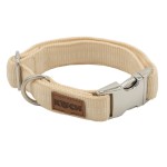 KOCH Halsband PREMIUM ALU-KLICK mit Kennfäden 25mm 45-65cm gepolstert für Hunde