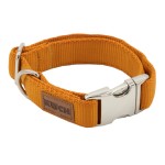 KOCH Halsband PREMIUM ALU-KLICK UNI 25mm 30-45cm gepolstert für Hunde