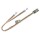 KARLIE Nylonleine SOFT FÜHRLEINE Knochenmotiv 1m-2m Beige für Hunde