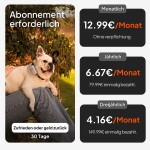 WEENECT Sicherheit kleinste GPS-Tracker XS mit 1-Sek-Live Tracking für Hunde