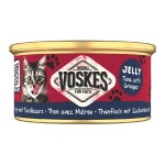 VOSKES Nassfutter JELLY Thunfisch mit versch. Sorten 85g grainfree für Katzen