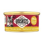 VOSKES Nassfutter JELLY Thunfisch mit versch. Sorten 85g grainfree für Katzen